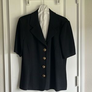 St John short sleeve knitted jacket